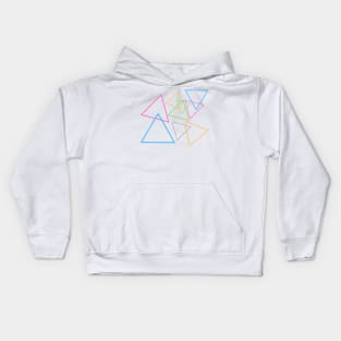 Triangle Texture Kids Hoodie